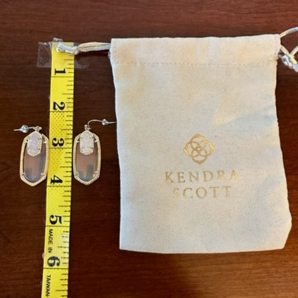 Iridescent Gold Tone Kendra Scott Darcy Earrings